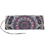 Pattern Nature Roll Up Canvas Pencil Holder (S)