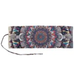 Pattern Nature Roll Up Canvas Pencil Holder (M)