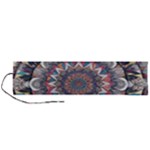 Pattern Nature Roll Up Canvas Pencil Holder (L)