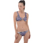 Pattern Nature Ring Detail Crop Bikini Set