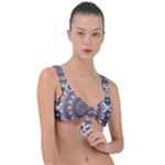 Pattern Nature Front Tie Bikini Top