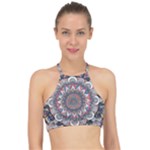 Pattern Nature Halter Bikini Top