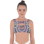 Pattern Nature Bandaged Up Bikini Top