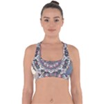 Pattern Nature Cross Back Hipster Bikini Top 