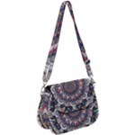 Pattern Nature Saddle Handbag