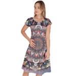 Pattern Nature Classic Short Sleeve Dress