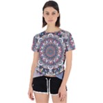 Pattern Nature Open Back Sport T-Shirt