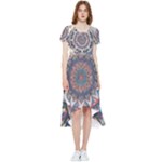 Pattern Nature High Low Boho Dress