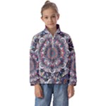 Pattern Nature Kids  Half Zip Hoodie