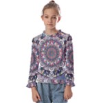 Pattern Nature Kids  Frill Detail T-Shirt