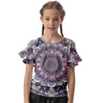 Pattern Nature Kids  Cut Out Flutter Sleeves