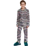 Pattern Nature Kids  Long Sleeve Velvet Pajamas Set