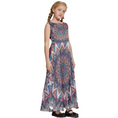 Kids  Satin Sleeveless Maxi Dress 