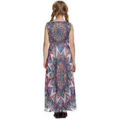 Kids  Satin Sleeveless Maxi Dress 