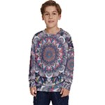 Pattern Nature Kids  Crewneck Sweatshirt