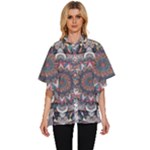 Pattern Nature Women s Batwing Button Up Shirt