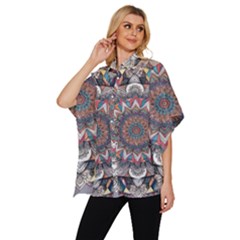 Women s Batwing Button Up Shirt 