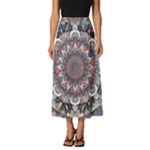 Pattern Nature Classic Midi Chiffon Skirt