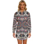 Pattern Nature Womens Long Sleeve Shirt Dress