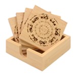 Pattern Nature Bamboo Coaster Set