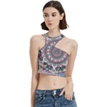 Pattern Nature Cut Out Top