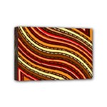 Waves Pattern Abstract Neutrals Mini Canvas 6  x 4  (Stretched)