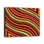 Waves Pattern Abstract Neutrals Canvas 10  x 8  (Stretched)