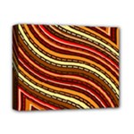 Waves Pattern Abstract Neutrals Deluxe Canvas 14  x 11  (Stretched)