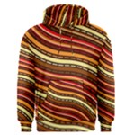 Waves Pattern Abstract Neutrals Men s Core Hoodie