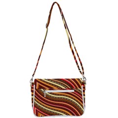 Shoulder Bag with Back Zipper 