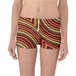 Waves Pattern Abstract Neutrals Boyleg Bikini Bottoms