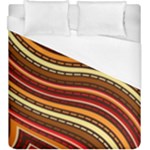 Waves Pattern Abstract Neutrals Duvet Cover (King Size)