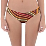 Waves Pattern Abstract Neutrals Reversible Hipster Bikini Bottoms