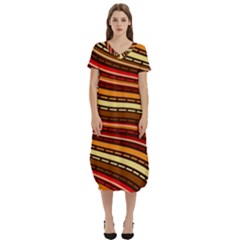 T-Shirt Midi Dress With Pockets 