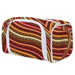 Waves Pattern Abstract Neutrals Toiletries Pouch