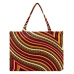 Waves Pattern Abstract Neutrals Medium Tote Bag