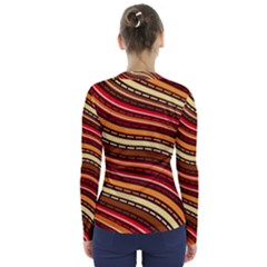 V-Neck Long Sleeve Top 