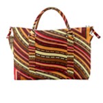 Waves Pattern Abstract Neutrals Carry-on Travel Shoulder Bag