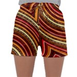 Waves Pattern Abstract Neutrals Sleepwear Shorts