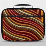 Waves Pattern Abstract Neutrals Full Print Lunch Bag