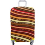 Waves Pattern Abstract Neutrals Luggage Cover (Large)