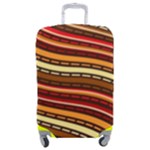 Waves Pattern Abstract Neutrals Luggage Cover (Medium)