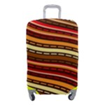 Waves Pattern Abstract Neutrals Luggage Cover (Small)