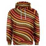 Waves Pattern Abstract Neutrals Men s Overhead Hoodie