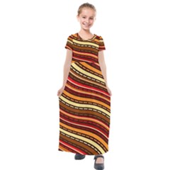 Kids  Short Sleeve Maxi Dress 