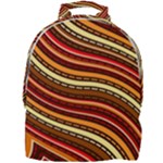 Waves Pattern Abstract Neutrals Mini Full Print Backpack