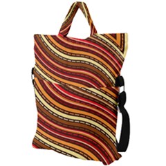 Fold Over Handle Tote Bag 