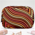 Waves Pattern Abstract Neutrals Make Up Pouch (Small)