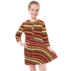 Kids  Quarter Sleeve Shirt Dress 