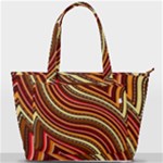 Waves Pattern Abstract Neutrals Back Pocket Shoulder Bag 